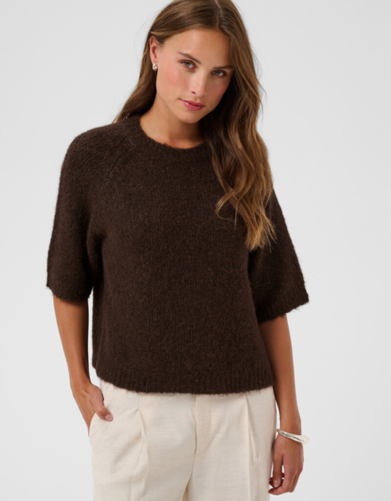 Kaffe Emilie Cropped Knit Pullover