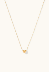 Sugar Blossom Dorthy Puffy Heart Necklace in Gold