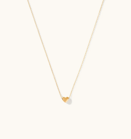 Sugar Blossom Dorthy Puffy Heart Necklace in Gold