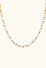Sugar Blossom KeaIi Chain Necklace in Gold