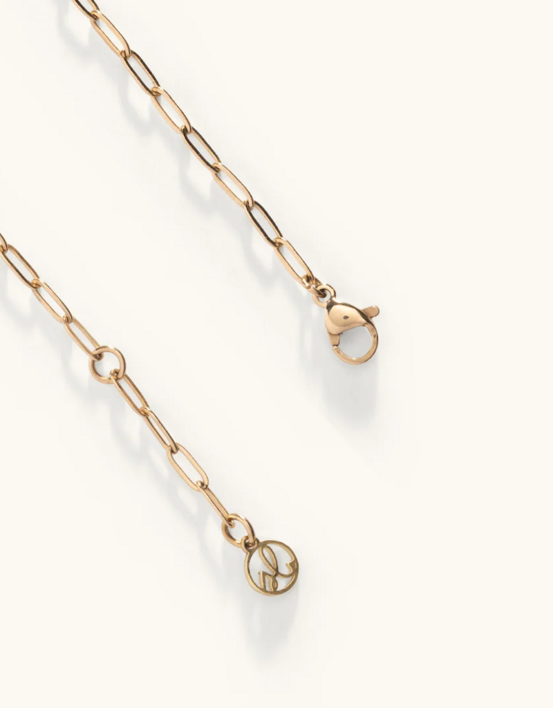 Sugar Blossom Cherri  Heart Chain Necklace in Gold
