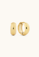 Sugar Blossom Riviera Huggie Earring in Gold