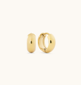 Sugar Blossom Riviera Huggie Earring in Gold