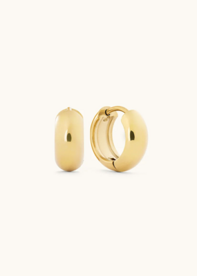 Sugar Blossom Riviera Huggie Earring in Gold