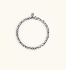 Sugar Blossom Anchor Chain Bracelet in Silver