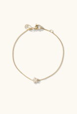 Sugar Blossom Flora Star Charm Bracelet in Gold