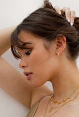 Sugar Blossom Maryel  Twisted Huggie Earring in gold