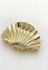 LadyJuneAccessories Shell Claw Clip in Gold