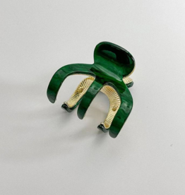 LadyJuneAccessories Small Claw Clip in Emerald