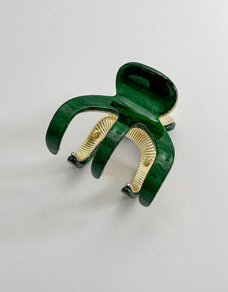 LadyJuneAccessories Small Claw Clip in Emerald