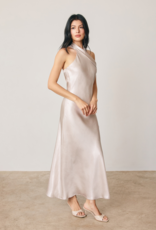 Dress Forum Talli Maxi Halter Dress in Silverlight