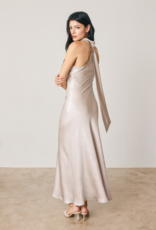 Dress Forum Talli Maxi Halter Dress in Silverlight