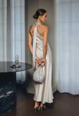 Dress Forum Talli Maxi Halter Dress in Silverlight