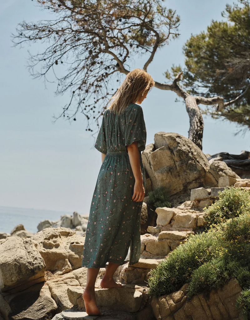 Indi and Cold Tabitha Long Floral Print Dress