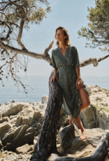 Indi and Cold Tabitha Long Floral Print Dress