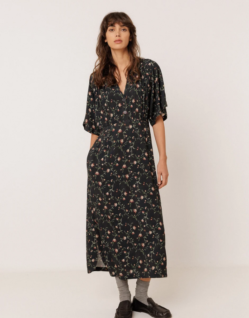 Indi and Cold Tabitha Long Floral Print Dress
