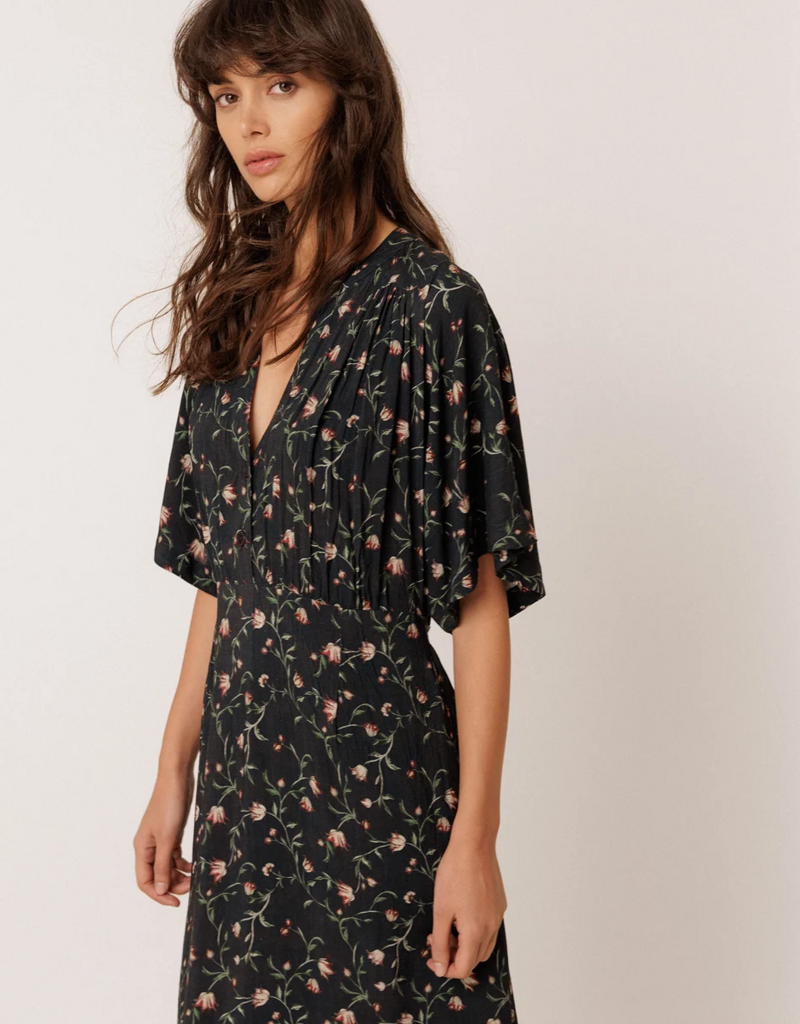 Indi and Cold Tabitha Long Floral Print Dress