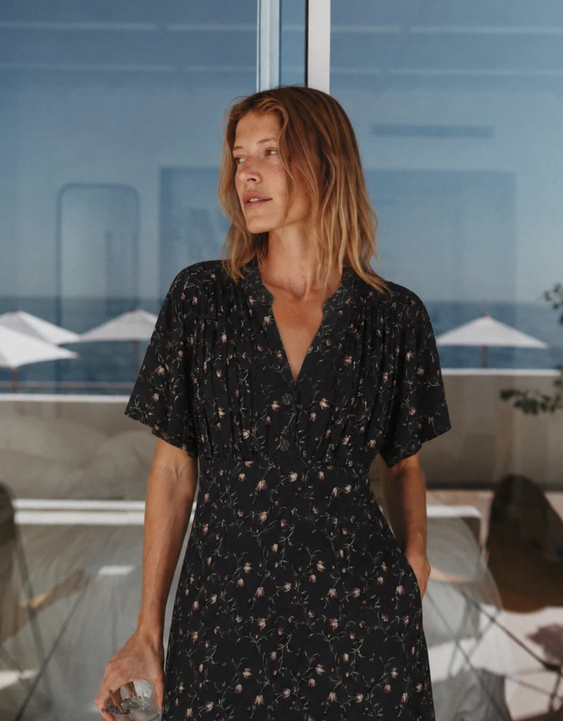 Indi and Cold Tabitha Long Floral Print Dress