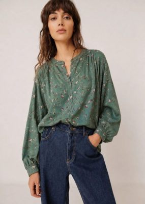 Indi and Cold Tracey Long Sleeve Floral Blouse
