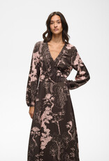 InWear Makenna Wrap Dress in Brown Tree Garden