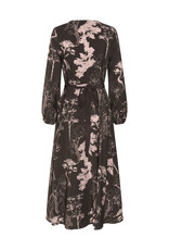 InWear Makenna Wrap Dress in Brown Tree Garden