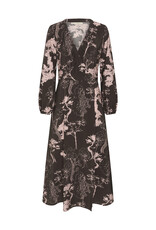 InWear Makenna Wrap Dress in Brown Tree Garden