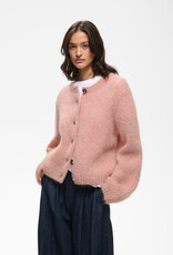 InWear Jetra Mohair Cardigan in Pale Mauve
