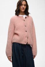 InWear Jetra Mohair Cardigan in Pale Mauve