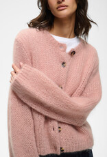 InWear Jetra Mohair Cardigan in Pale Mauve