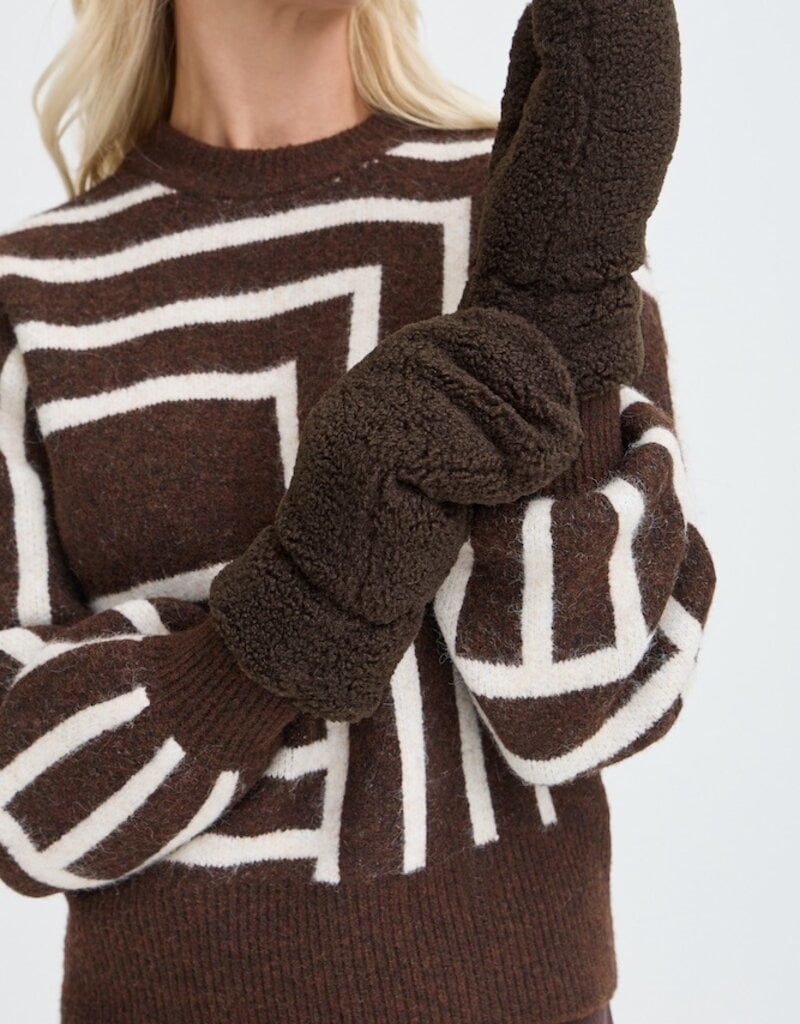 B.Young Vyvy Teddy Mittens in Java