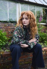 ICHI Hulina Jaquard Jacket in Floral