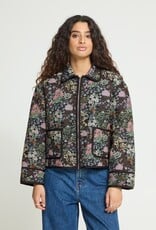 ICHI Hulina Jacquard Jacket in Floral