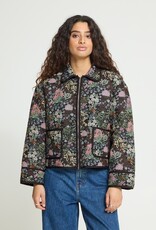 ICHI Hulina Jaquard Jacket in Floral