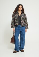 ICHI Hulina Jaquard Jacket in Floral