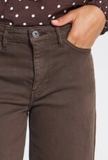 ICHI Ziggy Wide Leg Denim in Coffee Bean
