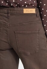 ICHI Ziggy Wide Leg Denim in Coffee Bean