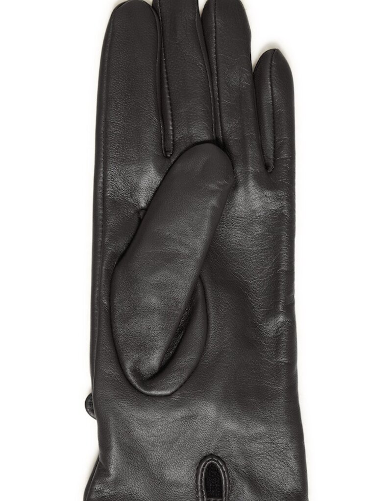 B.Young Vante Leather Glove with Bow Detail