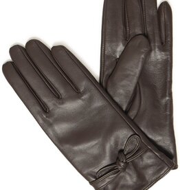 B.Young Vante Leather Glove with Bow Detail