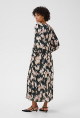 Part Two Ciluca Midi Dress in Green Blurred Floral