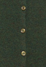 ICHI Panora Waistcoat in Rosin Melange Green