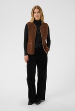 Part Two Camelie Teddy zip-up in Downtown Brown