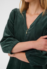 Part Two Corinna Short Corduroy Dress in Green Gables