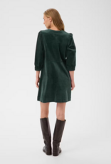 Part Two Corinna Short Corduroy Dress in Green Gables