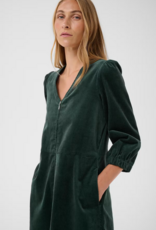 Part Two Corinna Short Corduroy Dress in Green Gables