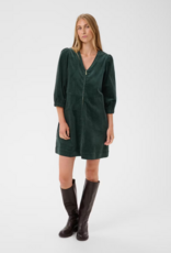 Part Two Corinna Short Corduroy Dress in Green Gables