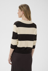 Part Two Charlott Pullover in Whitecap Gray Stripe