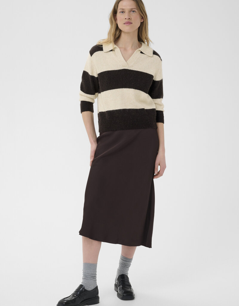 Part Two Charlott Pullover in Whitecap Gray Stripe