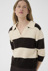Part Two Charlott Pullover in Whitecap Gray Stripe
