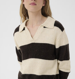 Part Two Charlott Pullover in Whitecap Gray Stripe