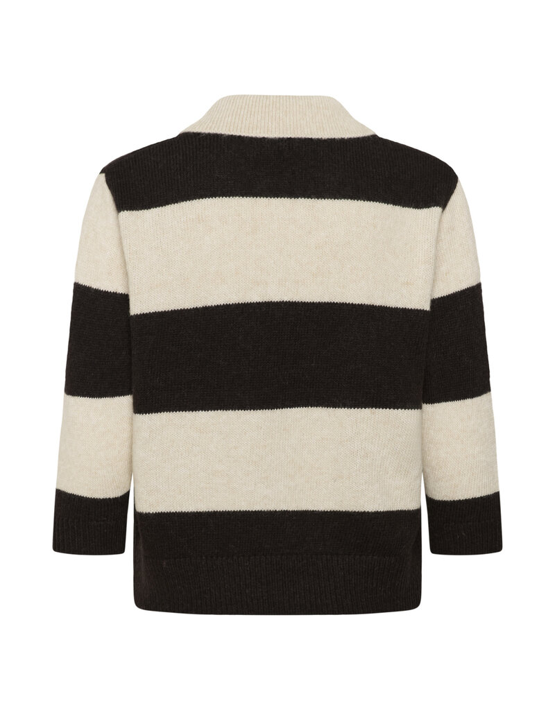 Part Two Charlott Pullover in Whitecap Gray Stripe